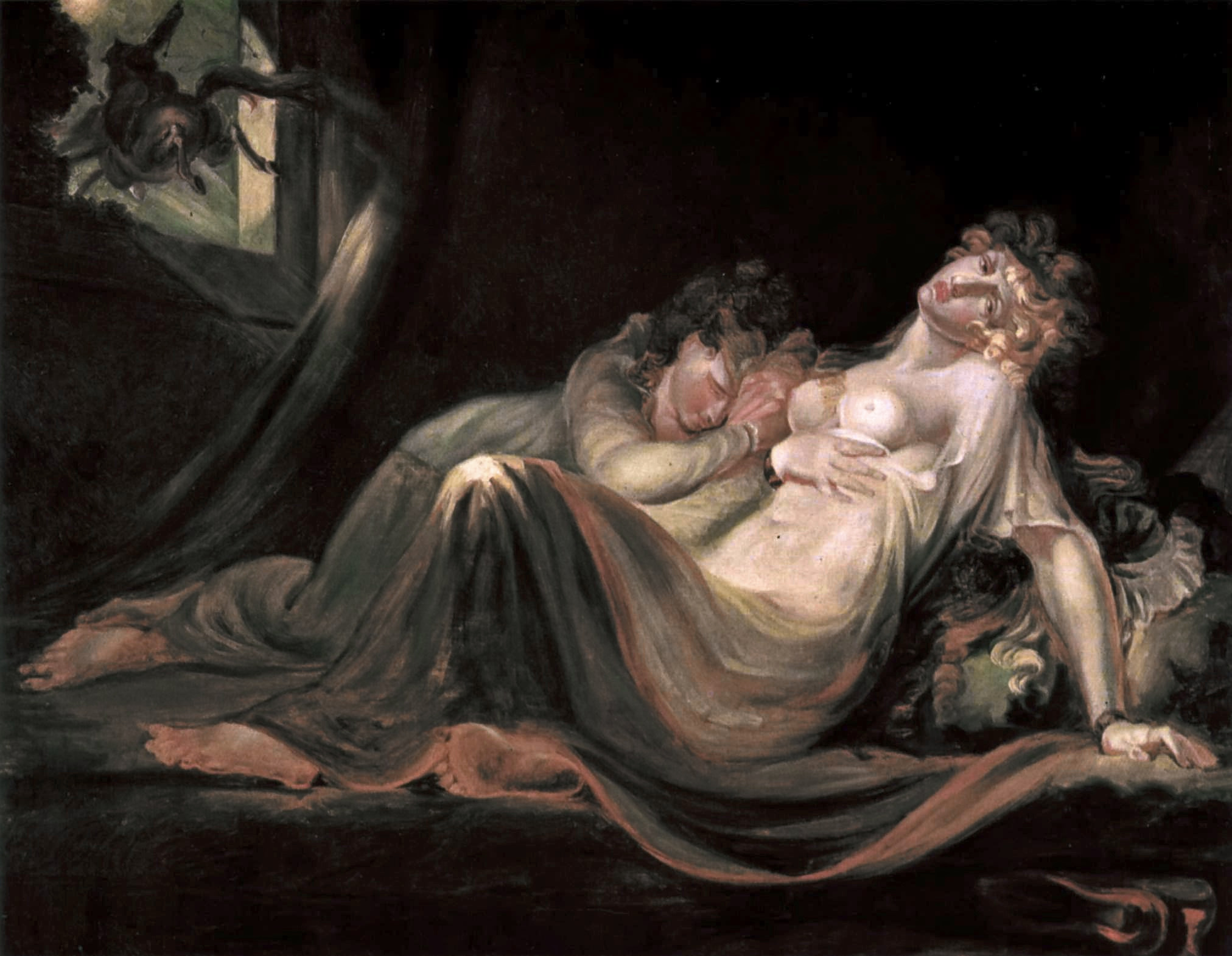 The Incubus Leaving Two Sleeping Women